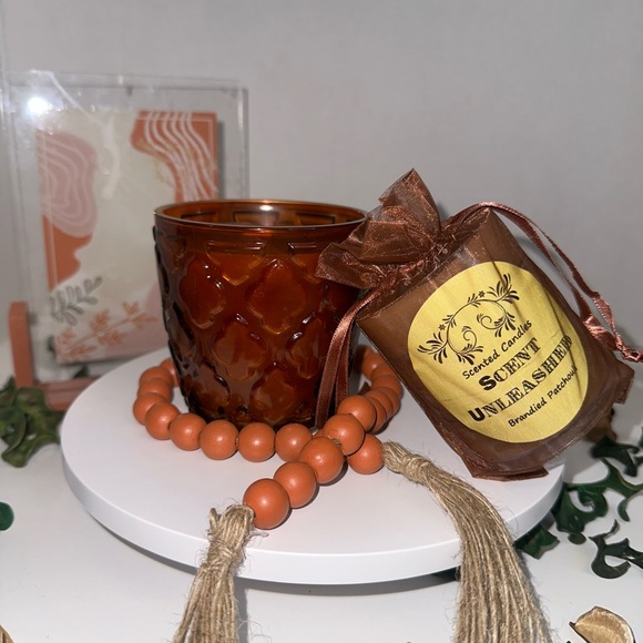 BRANDIED PATCHOULI COMBO, SCENT UNLEASHED LLC LUXURY HAND POURED SCENTED CANDLES - Picture 4 of 5